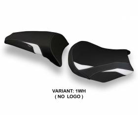Seat saddle cover Cave 1 White (WH) T.I. for KAWASAKI Z 650 2017 > 2024
