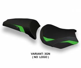 Seat saddle cover Cave 1 Green (GN) T.I. for KAWASAKI Z 650 2017 > 2024