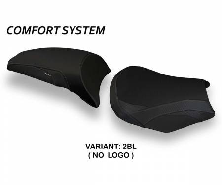 KWZ65V1-2BL-2 Seat saddle cover Vergato 1 Comfort System Black (BL) T.I. for KAWASAKI Z 650 2017 > 2024