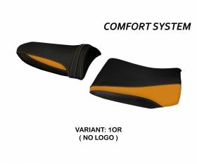 Seat saddle cover Pozzuoli 1 Comfort System Orange (OR) T.I. for KAWASAKI Z 750 2003 > 2006
