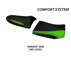 Rivestimento sella Pozzuoli 1 Comfort System Verde (GN) T.I. per KAWASAKI Z 1000 2003 > 2006