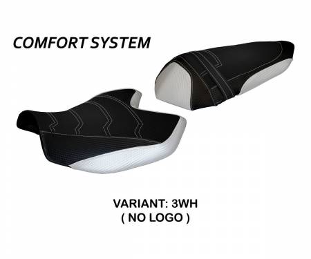 KWZ747A2C-3WH-2 Seat saddle cover Amatrice 2 Comfort System White (WH) T.I. for KAWASAKI Z 750 2007 > 2012