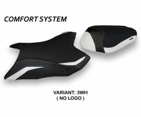 Sattelbezug Sitzbezug Kemi Comfort System Weiss (WH) T.I. fur KAWASAKI Z 800 2013 > 2016