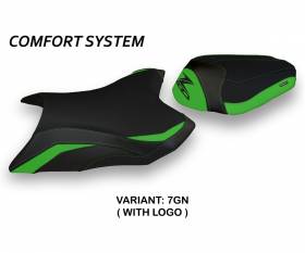 Rivestimento sella Kemi Comfort System Verde (GN) T.I. per KAWASAKI Z 800 2013 > 2016