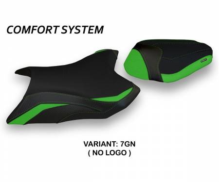 KWZ8K-7GN-2 Seat saddle cover Kemi Comfort System Green (GN) T.I. for KAWASAKI Z 800 2013 > 2016