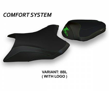 KWZ8K-8BL-1 Seat saddle cover Kemi Comfort System Black (BL) T.I. for KAWASAKI Z 800 2013 > 2016