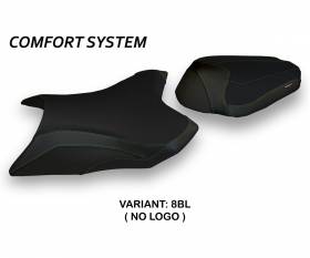 Seat saddle cover Kemi Comfort System Black (BL) T.I. for KAWASAKI Z 800 2013 > 2016