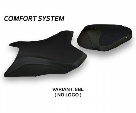 KWZ8K-8BL-2 Seat saddle cover Kemi Comfort System Black (BL) T.I. for KAWASAKI Z 800 2013 > 2016