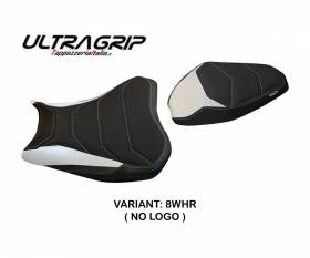 Seat saddle cover Arad 1 ultragrip White - Red WHR T.I. for Kawasaki Z 900 2017 > 2024