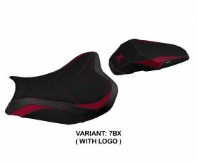 Seat saddle cover Shara 1 Ultragrip Bordeaux (BX) T.I. for KAWASAKI Z 900 2017 > 2024