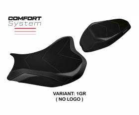 Seat saddle cover Shara comfort system Gray GR T.I. for Kawasaki Z 900 2017 > 2024