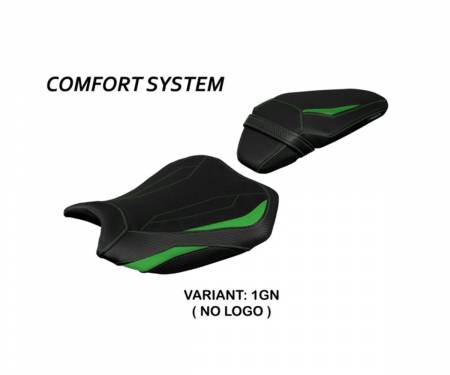 KWZH2AC-1GN-2 Compatible Saddle Cover NO LOGO Argos Comfort System Green T.I. for Kawasaki Z H2 2020 > 2022