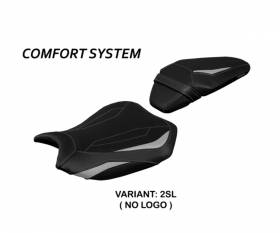 Compatible Saddle Cover NO LOGO Argos Comfort System Silver T.I. Kawasaki Z H2 2020 > 2022