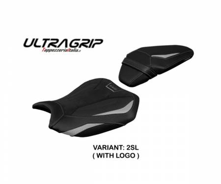 KWZH2AU-2SL-1 Compatible Saddle Cover LOGO Argos Ultragrip Silver T.I. for Kawasaki Z H2 2020 > 2022