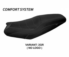 Seat saddle cover Belize Comfort System Gray (GR) T.I. for KAWASAKI ZZR 1400 2006 > 2020