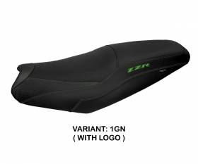 Seat saddle cover Belize Green (GN) T.I. for KAWASAKI ZZR 1400 2006 > 2020