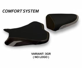 Seat saddle cover Agra 2 Comfort System Gray (GR) T.I. for KAWASAKI NINJA ZX 10 R 2008 > 2010