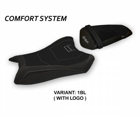 KWZX1R11C-1BL-1 Seat saddle cover Ca Mau Comfort System Black (BL) T.I. for KAWASAKI NINJA ZX 10 R 2011 > 2015