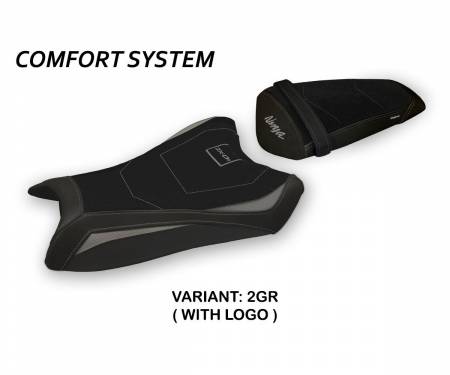 KWZX1R11C-2GR-1 Seat saddle cover Ca Mau Comfort System Gray (GR) T.I. for KAWASAKI NINJA ZX 10 R 2011 > 2015