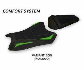 Housse de selle Ca Mau Comfort System Vert (GN) T.I. pour KAWASAKI NINJA ZX 10 R 2011 > 2015
