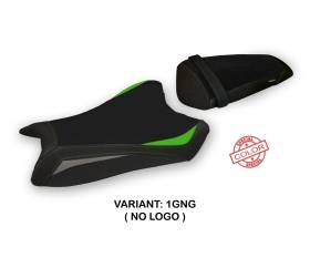 Seat saddle cover Indore Special Color Green - Gray (GNG) T.I. for KAWASAKI NINJA ZX 10 R 2011 > 2015