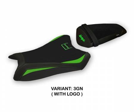 KWZX1R11I-3GN-1 Seat saddle cover Indore Green (GN) T.I. for KAWASAKI NINJA ZX 10 R 2011 > 2015