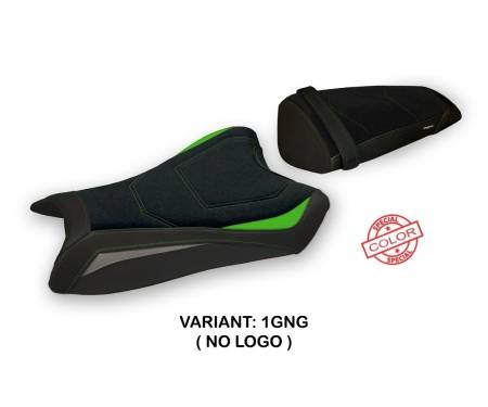 KWZX1R11RS-1GNG-2 Seat saddle cover Rasht Special Color Ultragrip Green - Gray (GNG) T.I. for KAWASAKI NINJA ZX 10 R 2011 > 2015