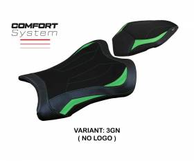 Seat saddle cover Dexter Comfort System Green GN T.I. for Kawasaki Ninja ZX 10 R 2021 > 2023