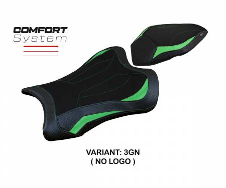 KWZX1R2DC-3GN-2 Seat saddle cover Dexter Comfort System Green GN T.I. for Kawasaki Ninja ZX 10 R 2021 > 2023