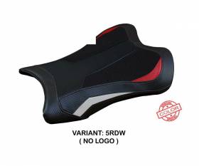 Seat saddle cover Garen Ultragrip Red - White RDW T.I. for Kawasaki Ninja ZX 10 RR 2021 > 2023