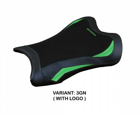 KWZX1R2G-3GN-1 Seat saddle cover Garen Green GN + logo T.I. for Kawasaki Ninja ZX 10 RR 2021 > 2023