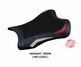Seat saddle cover Garen Red - White RDW T.I. for Kawasaki Ninja ZX 10 RR 2021 > 2023
