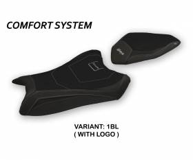 Housse de selle Hervas Comfort System Noir (BL) T.I. pour KAWASAKI NINJA ZX 10 R 2016 > 2020
