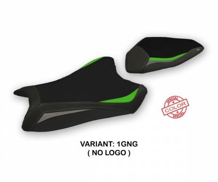 KWZX619GS-1GNG-2 Seat saddle cover Gaviao Special Color Green - Gray (GNG) T.I. for KAWASAKI NINJA ZX 6 R 2019 > 2020