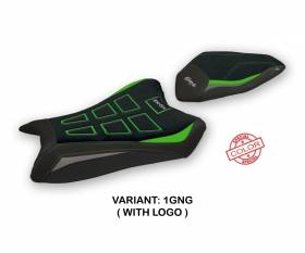 Seat saddle cover Nelas Special Color Ultragrip Green - Gray (GNG) T.I. for KAWASAKI NINJA ZX 6 R 2019 > 2020