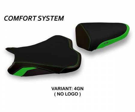 KWZX6G2-4GN-4 Seat saddle cover Giacarta 2 Comfort System Green (GN) T.I. for KAWASAKI NINJA ZX 6 R 2009 > 2012