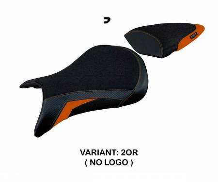 KWZX6RAU-2OR-2 Seat saddle cover Andujar Ultragrip Orange OR T.I. for Kawasaki Ninja ZX 6 R 2007 > 2008