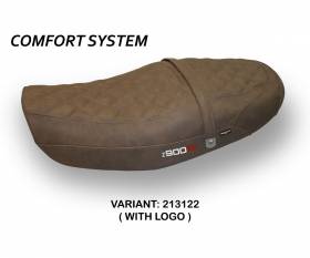 Seat saddle cover Murcia Comfort System Brown (13122) T.I. for KAWASAKI Z 900 RS 2018 > 2024