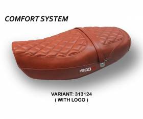 Rivestimento sella Murcia Comfort System Mattone (13124) T.I. per KAWASAKI Z 900 RS 2018 > 2024