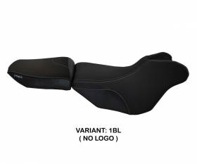 Seat saddle cover Ives Black BL T.I. for Moto Guzzi Stelvio 1200 2008 > 2016