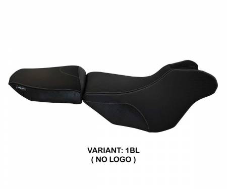 MGS12I-1BL-2 Seat saddle cover Ives Black BL T.I. for Moto Guzzi Stelvio 1200 2008 > 2016