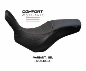 Seat saddle cover Moss comfort system Black BL T.I. for Moto Morini Granpasso 2008 > 2020