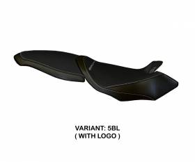 Seat saddle cover Nami 2 Black (BL) T.I. for MV AGUSTA BRUTALE 1078 RR 2007 > 2015