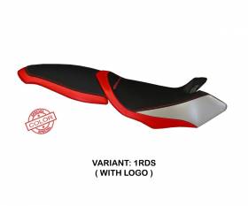 Housse de selle Nami Special Color Rouge - Argent (RDS) T.I. pour MV AGUSTA BRUTALE 1078 RR 2007 > 2015