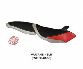 Rivestimento sella Nami Special Color Argento - Rosso (SLR) T.I. per MV AGUSTA BRUTALE 1078 RR 2007 > 2015