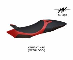 Seat saddle cover Termoli 1 Red (RD) T.I. for MV AGUSTA BRUTALE 1090/R 2009 > 2015