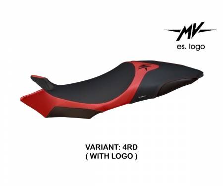 MVB19T1-4RD-2 Seat saddle cover Termoli 1 Red (RD) T.I. for MV AGUSTA BRUTALE 1090/R 2009 > 2015