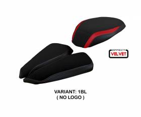Seat saddle cover Meilan velvet Black BL T.I. for MV Agusta Brutale 1000 RR 2020 > 2023