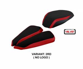 Seat saddle cover Meilan velvet Red RD T.I. for MV Agusta Brutale 1000 RR 2020 > 2023