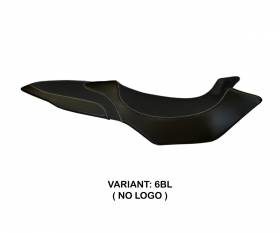 Seat saddle cover Biella 2 Black (BL) T.I. for MV AGUSTA BRUTALE 675 2012 > 2015